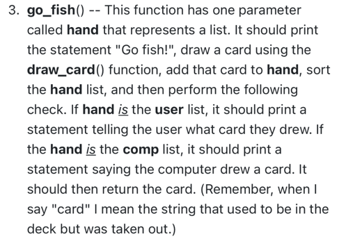 program to create fish card game in python 6